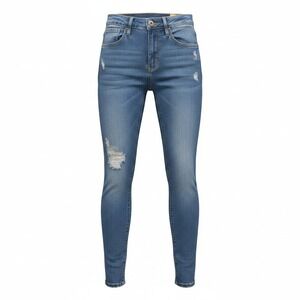Tennis Trading Company Jegging Womens Size 4 Blue‎ Excellent Raw Hem Distressed